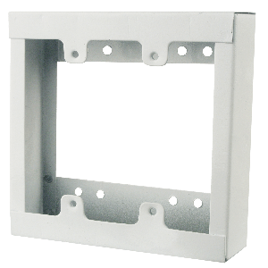 EXTENTION BOX WHITE 100 X 100 STEEL